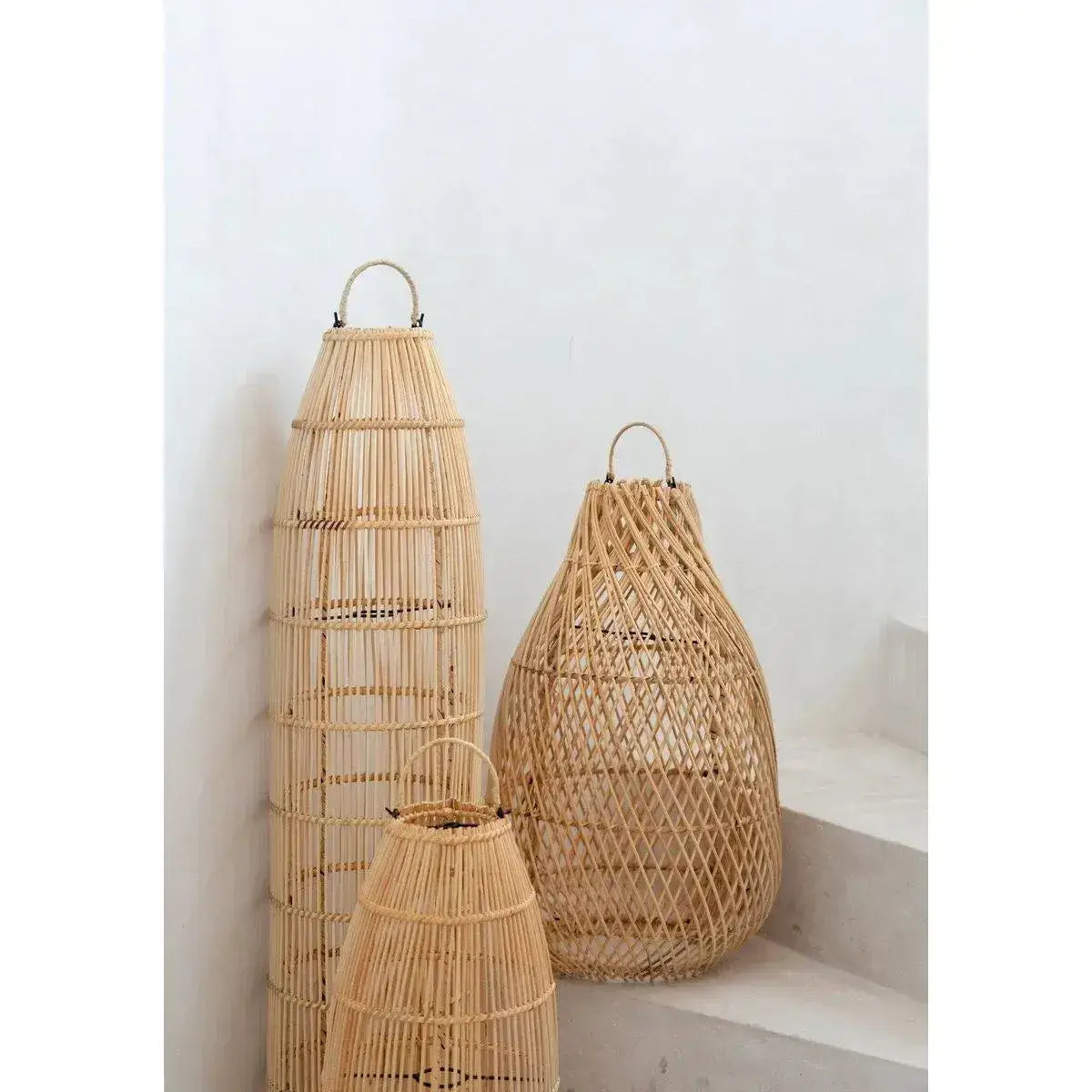 The Kendi Pendant - Natural - M-Hanglampen-Bazar Bizar Living-Ik Hout ervan.