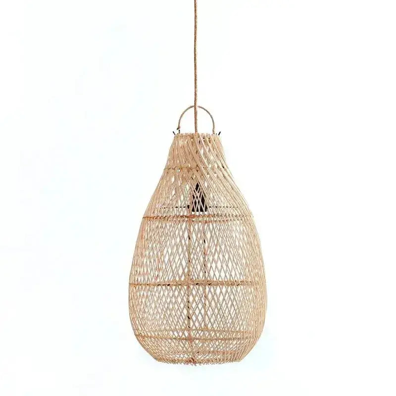 The Kendi Pendant - Natural - M-Hanglampen-Bazar Bizar Living-Ik Hout ervan.
