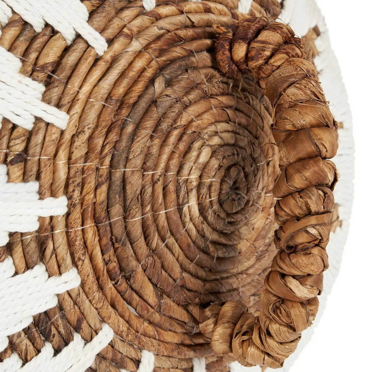 The Little Bay Strandmand - Natuurlijk Wit - M-manden met deksel-Bazar Bizar Living-Ik Hout ervan.