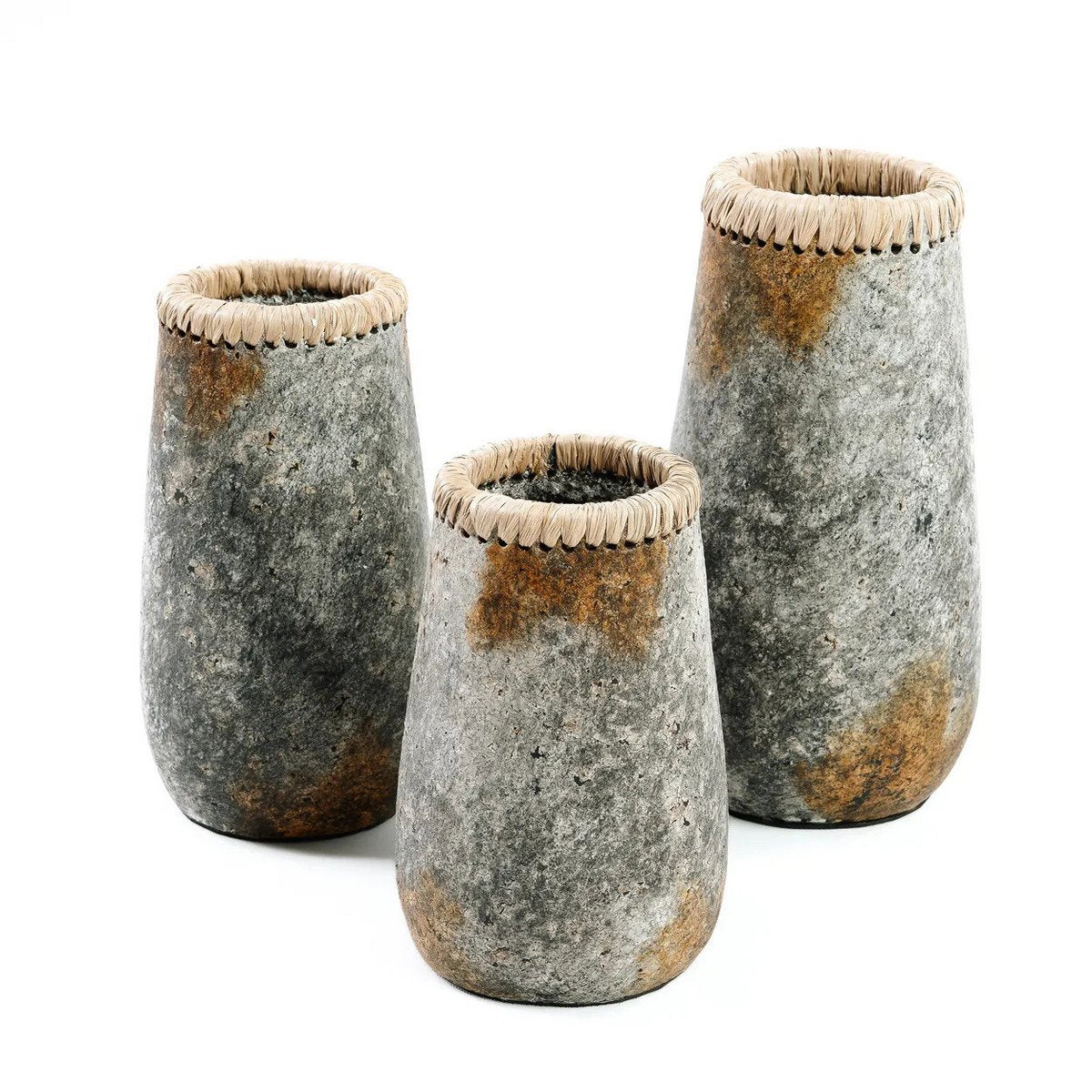 The Sneaky Vaas - Grijs - M-vazen-Bazar Bizar Living-Ik Hout ervan.