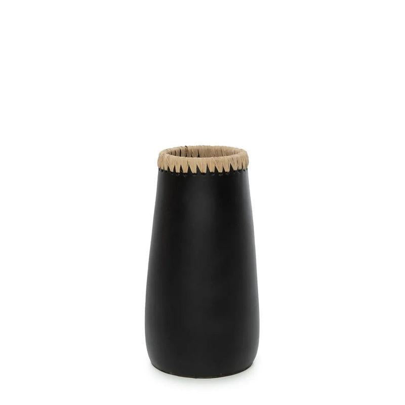 The Sneaky Vaas- Zwart - M-vazen-Bazar Bizar Living-Ik Hout ervan.