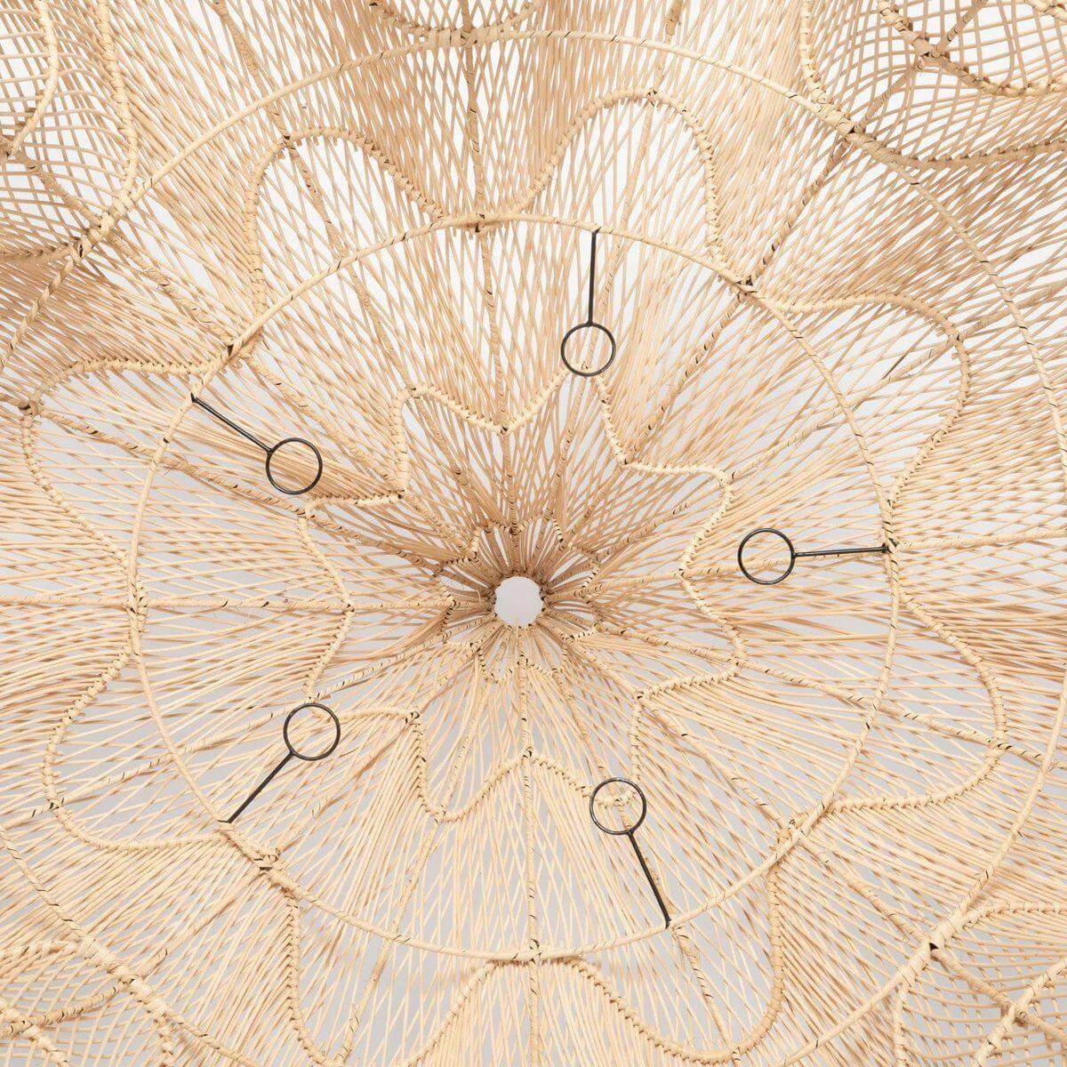 The Whipped hanger - Naturel - XXL-Hanglampen-Bazar Bizar Living-Ik Hout ervan.