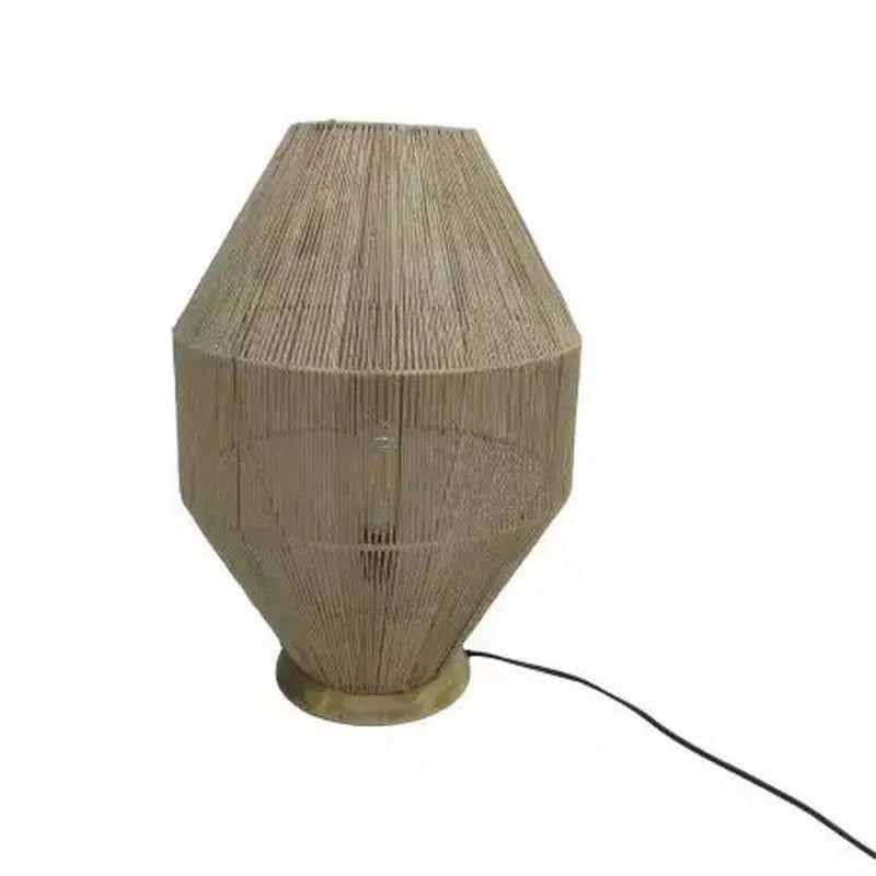 Vloerlamp jute Syros Earthware Jute Vloerlamp Syros met bohemian uitstraling. Je zult direct dat gevoel krijgen van lange zomeravonden aan het strand van Bali of Ibiza.