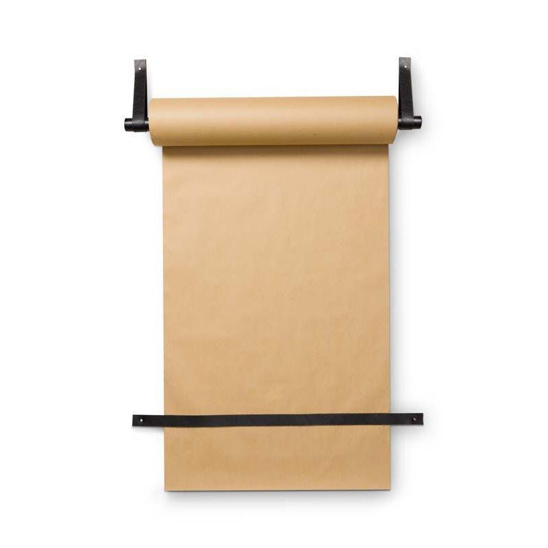 Wall Roll Holder Leather Loop with Paper 63x6cm-boho musthaves-vtwonen-Ik Hout ervan.