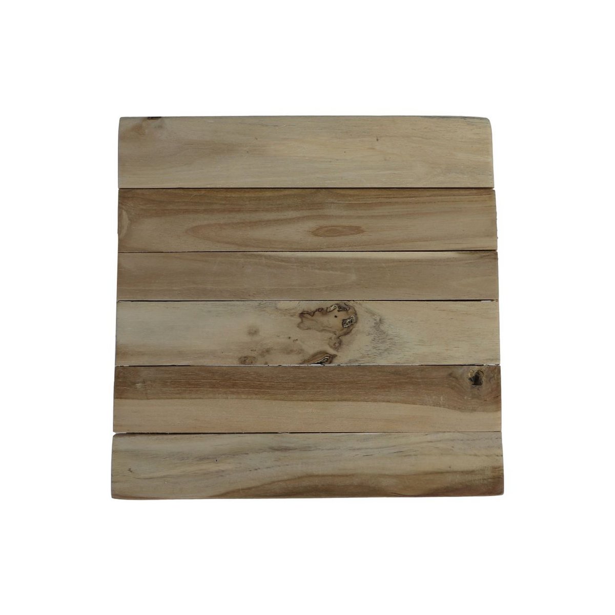 Kruk Pank - 30x30x45 - Naturel - Teak-HSM Collection-Ik Hout ervan.